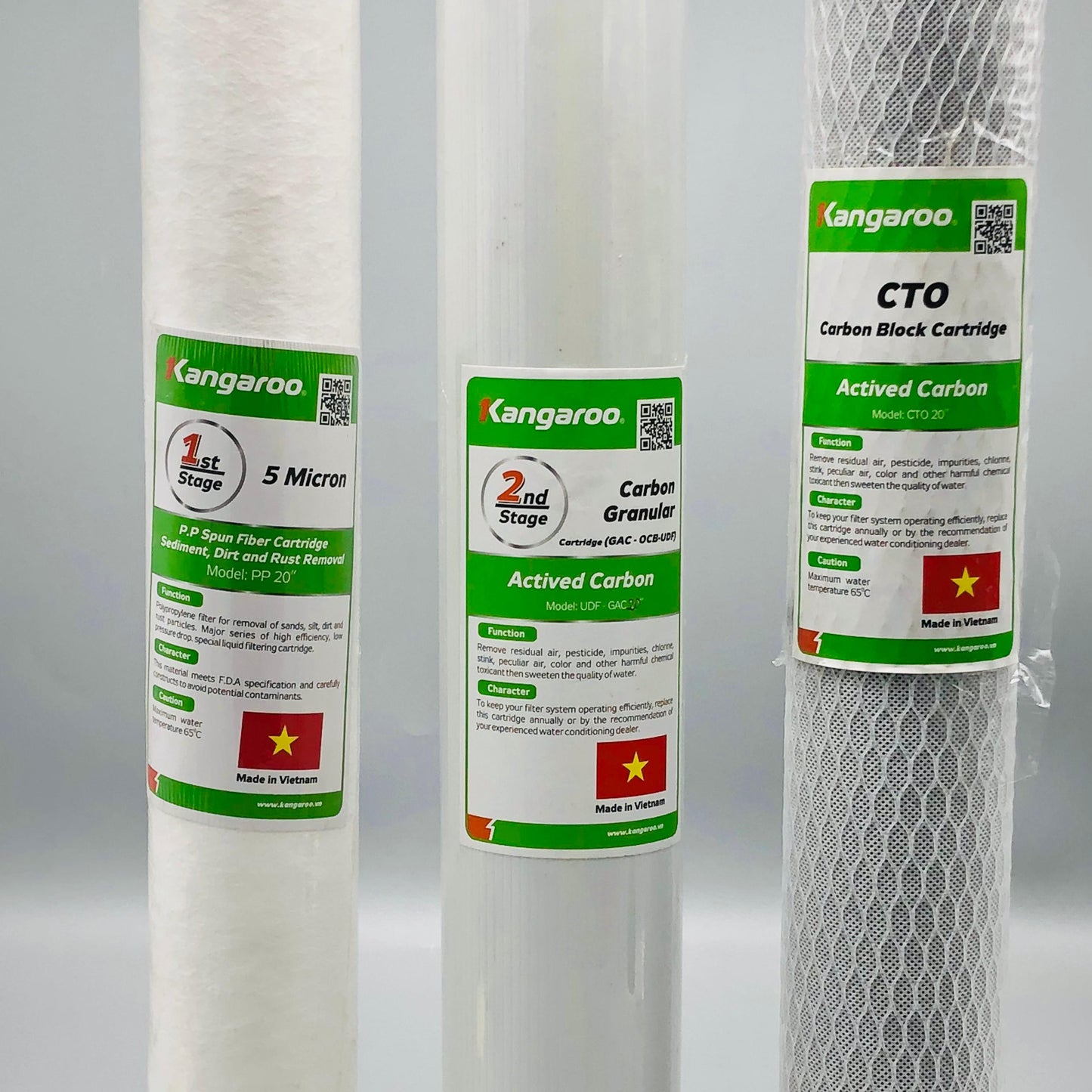 Kangaroo Water Filter Set Slim 20"