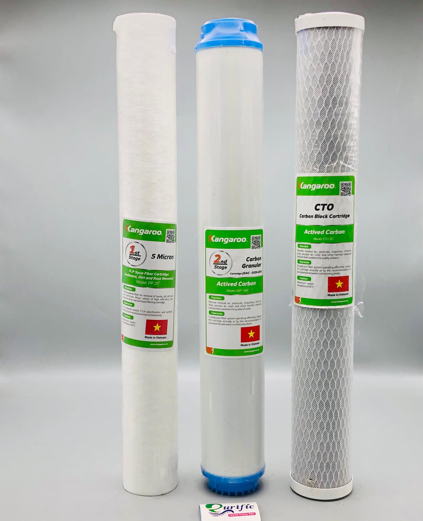 Kangaroo Water Filter Set Slim 20"