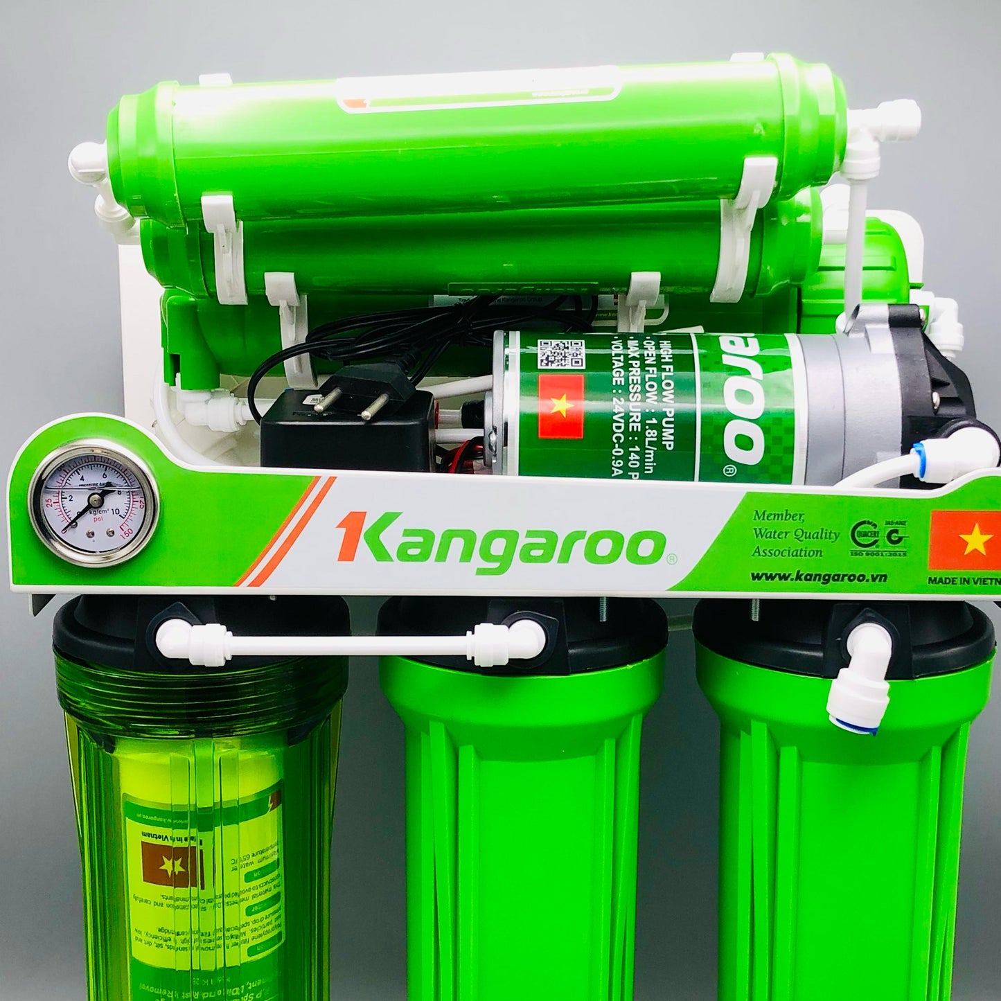 Kangaroo 6 Stage Reverse Osmosis Water Purification System With Stand K2358G6