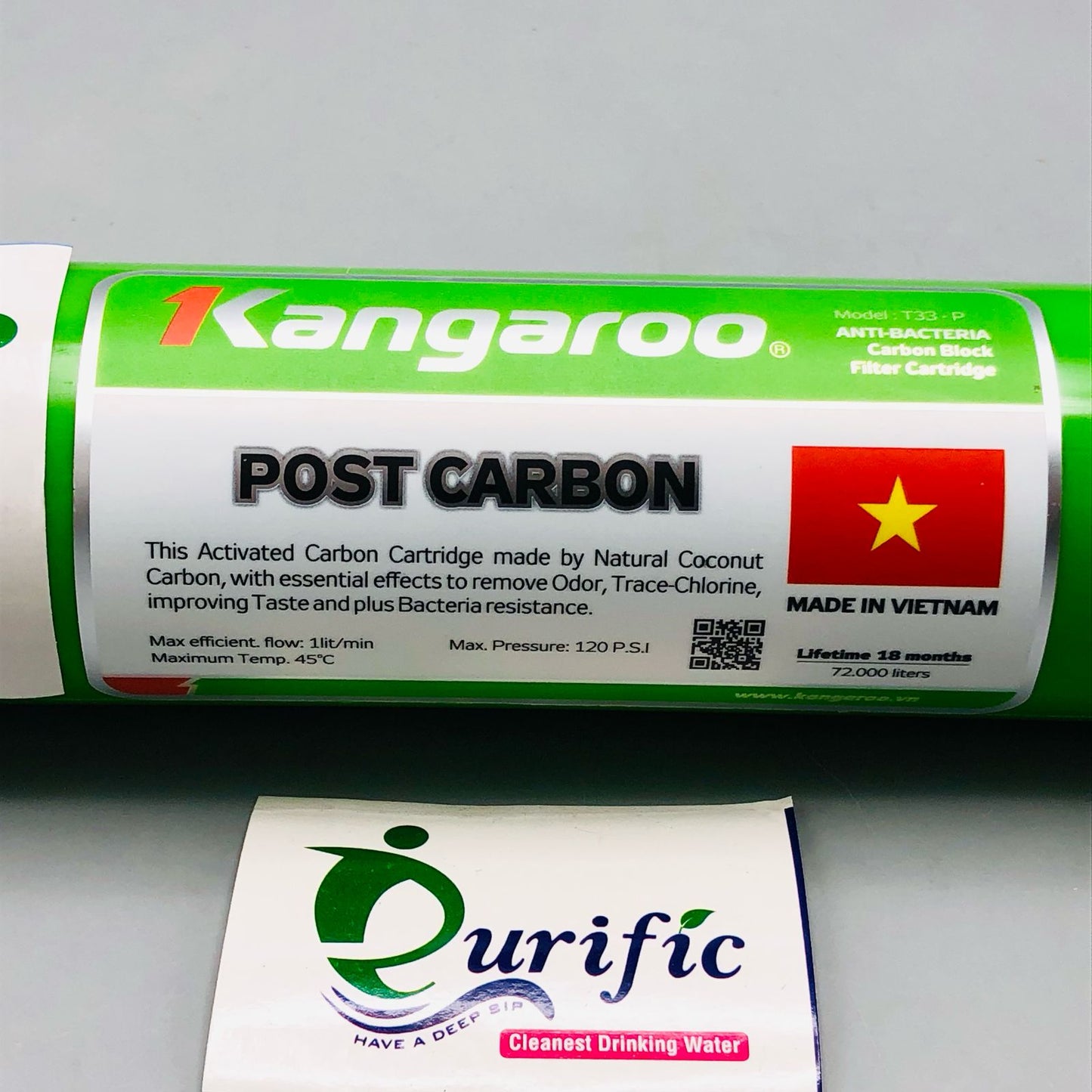 Kangaroo Post Carbon Filter Cartridge T-33 Vietnam