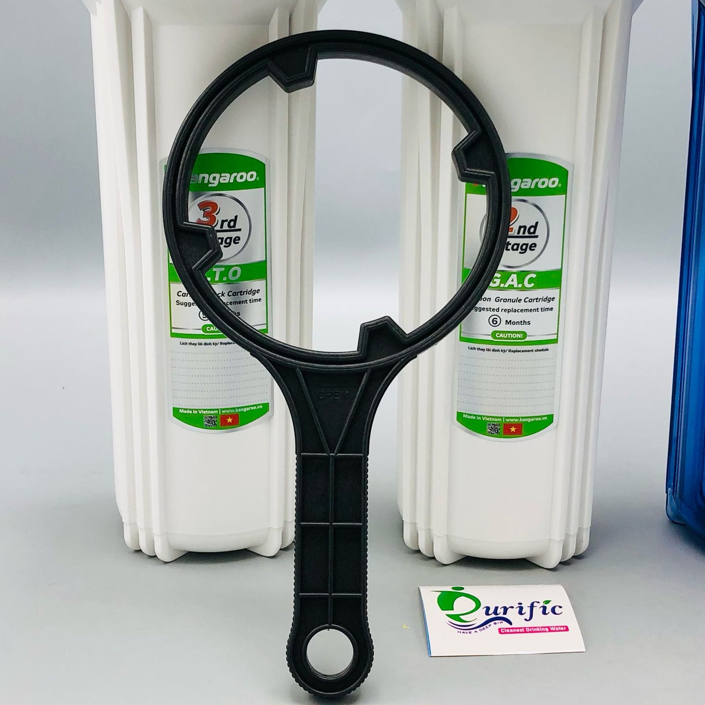 Kangaroo 3 Stage Premium Water Purification System 10" Vietnam