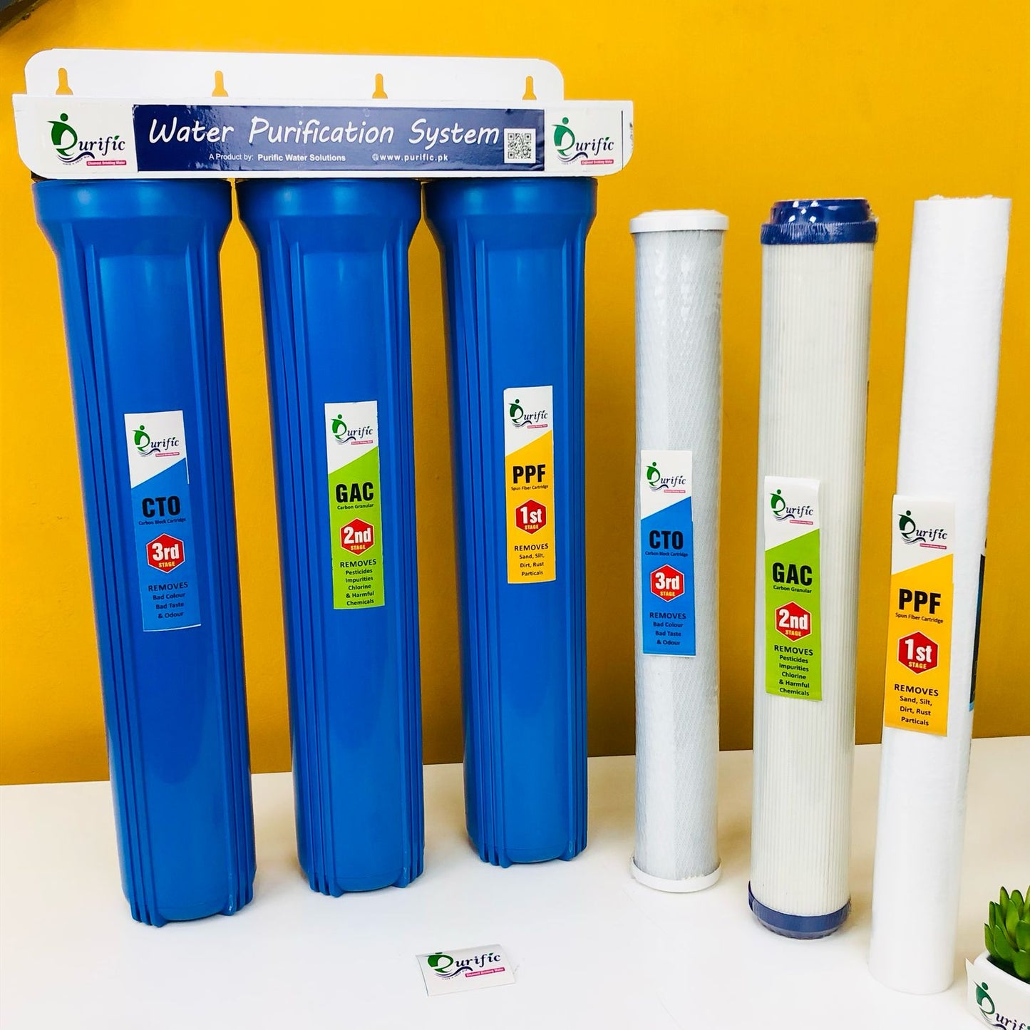 3 Stage Water Purification System 20" Slim