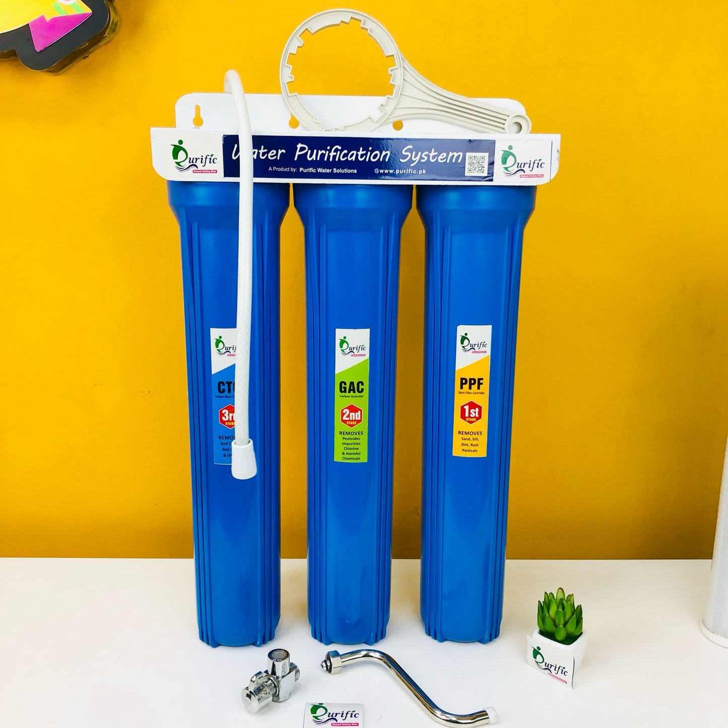 3 Stage Water Purification System 20" Slim