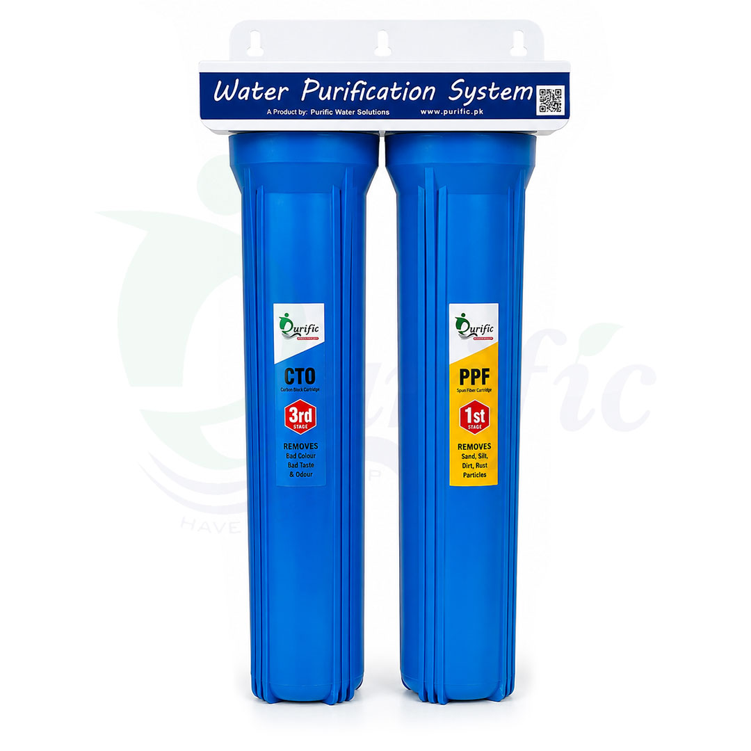 2 Stage Water Purification system 20" Slim