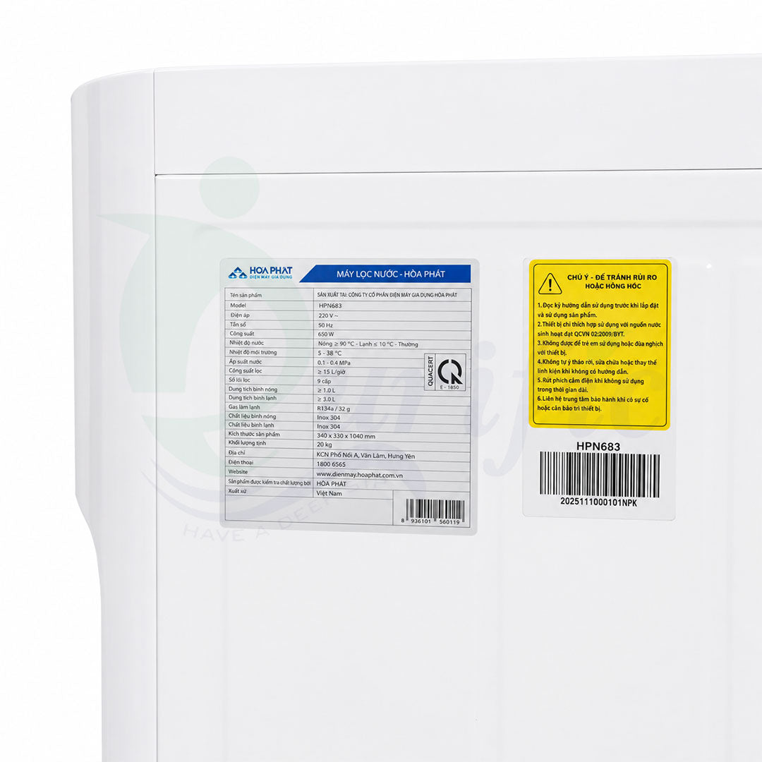 Hot & Cold Water Dispenser – 10 Stage RO Purification System | HPN683