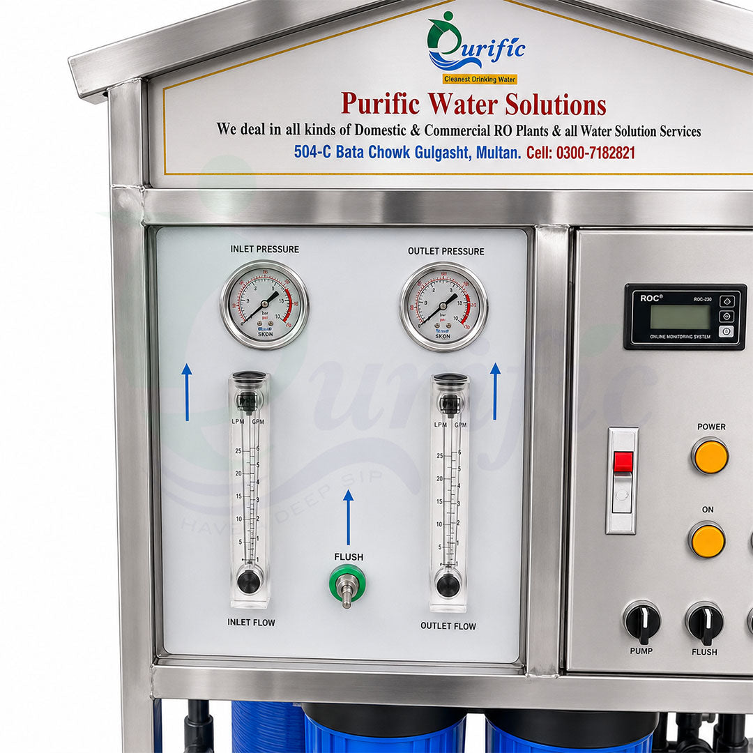 500 LPH Commercial Reverse Osmosis (RO) Water Purification Plant