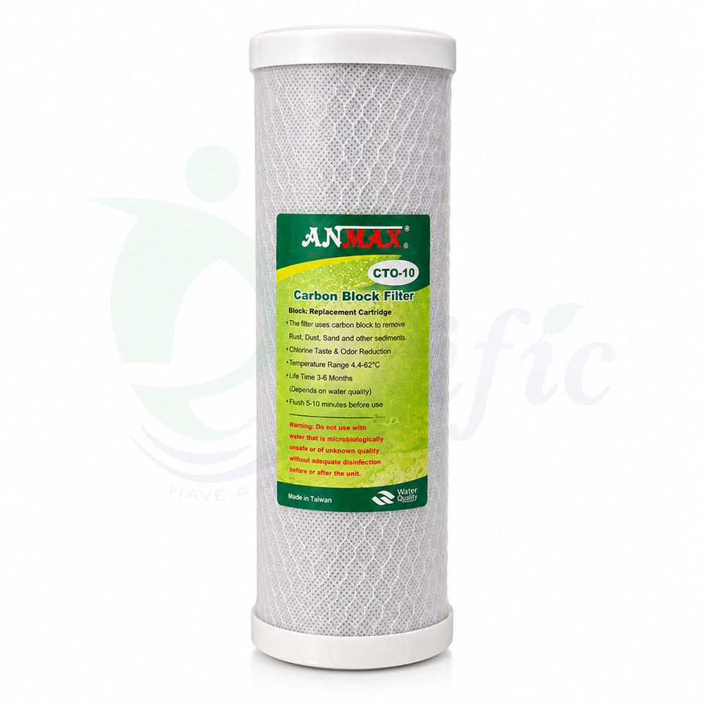 ANMAX Taiwan CTO-10 Carbon Block Water Filter Cartridge