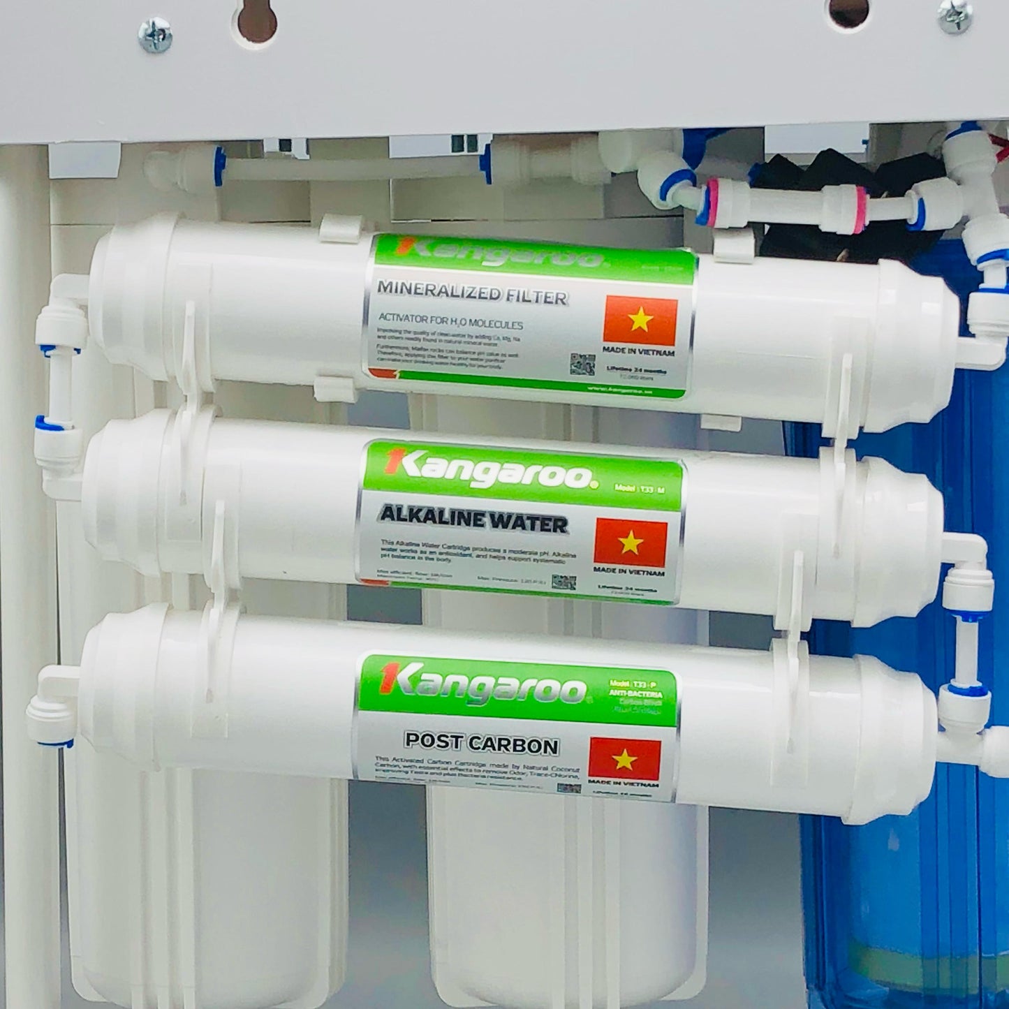 Kangaroo 7 Stage Reverse Osmosis Water Purification System Premium