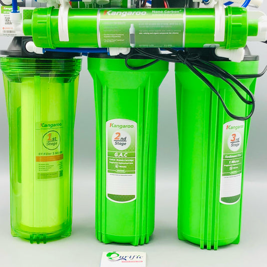 Kangaroo 8 Stage  Reverse Osmosis Water Purification System  KO358G8