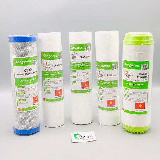 Kangaroo RO Filter 10" ( 6 Months Bundle)