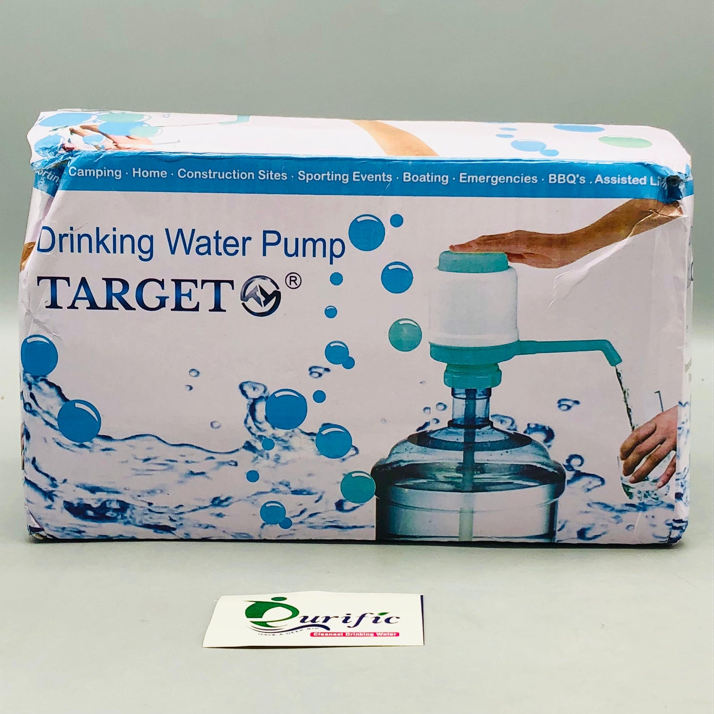 Manual Water Bottle Pump Target