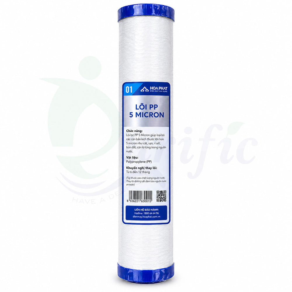 Hoa Phat 20 Inch Slim PPF 5 Micron Sediment Filter