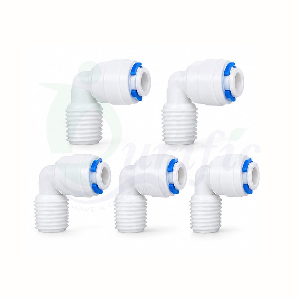 RO Elbow Fitting – Pack of 5 | 1 Side Threaded