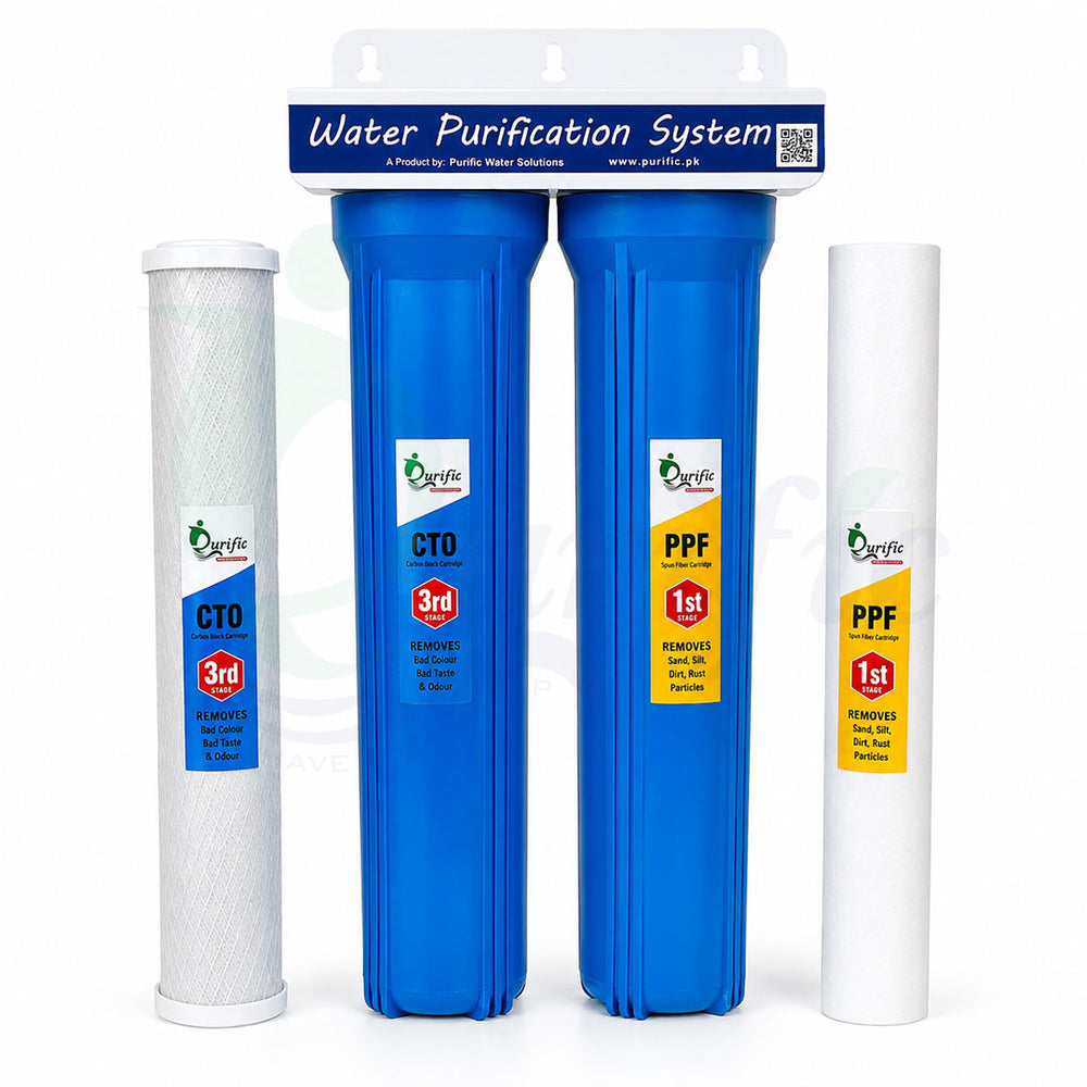 2 Stage Water Purification system 20" Slim
