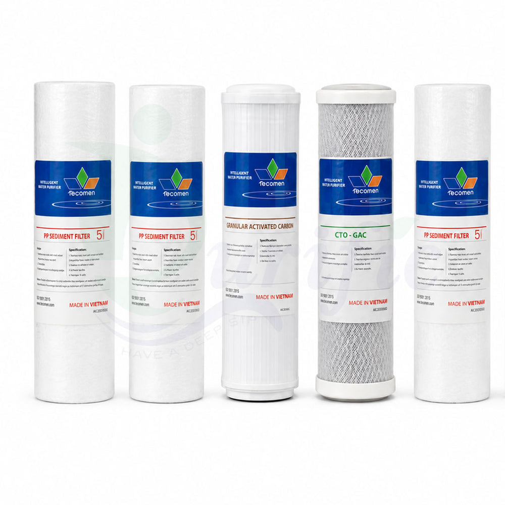 Tecomen 6-Month Bundle Water Filter Cartridge