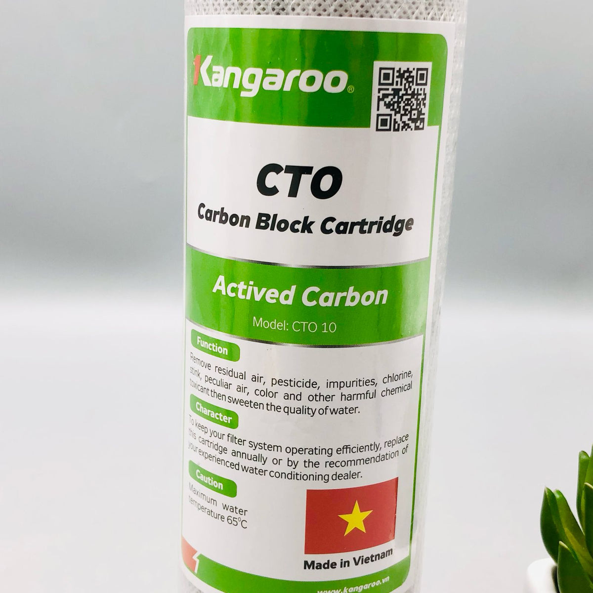 Carbon Block Cartridge 10 CTO"(Active Carbon)
