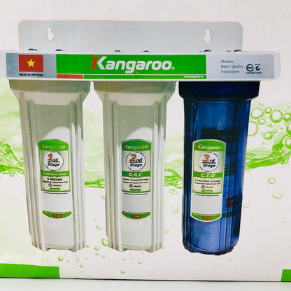 Kangaroo 3 Stage Premium  Water Purification System 10" Vietnam