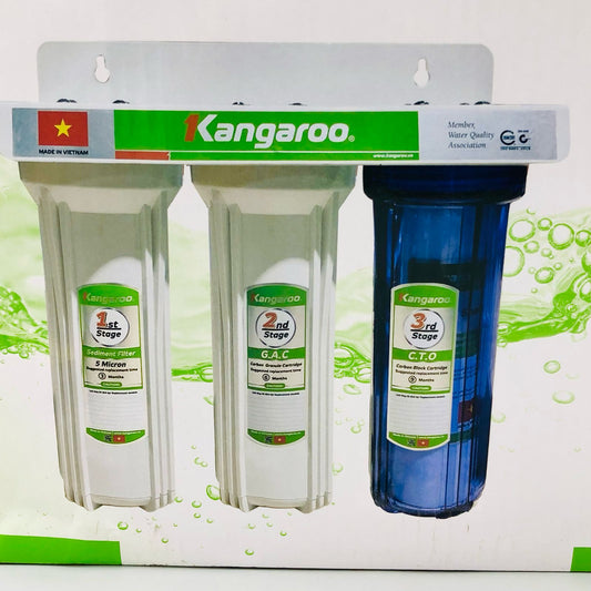 Kangaroo 3 Stage Premium  Water Purification System 10" Vietnam