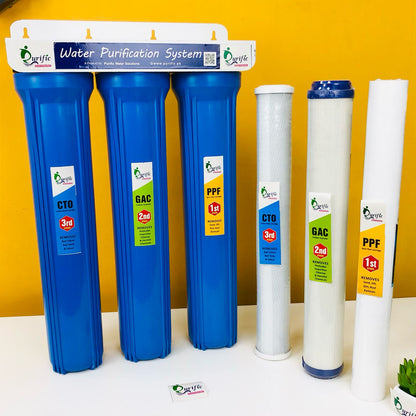 3 Stage Water Purification System 20" Slim