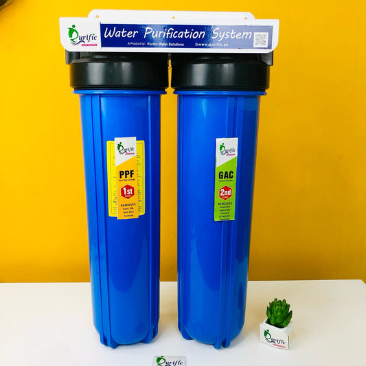 Two Stage Water Filtration System Jumbo 20"