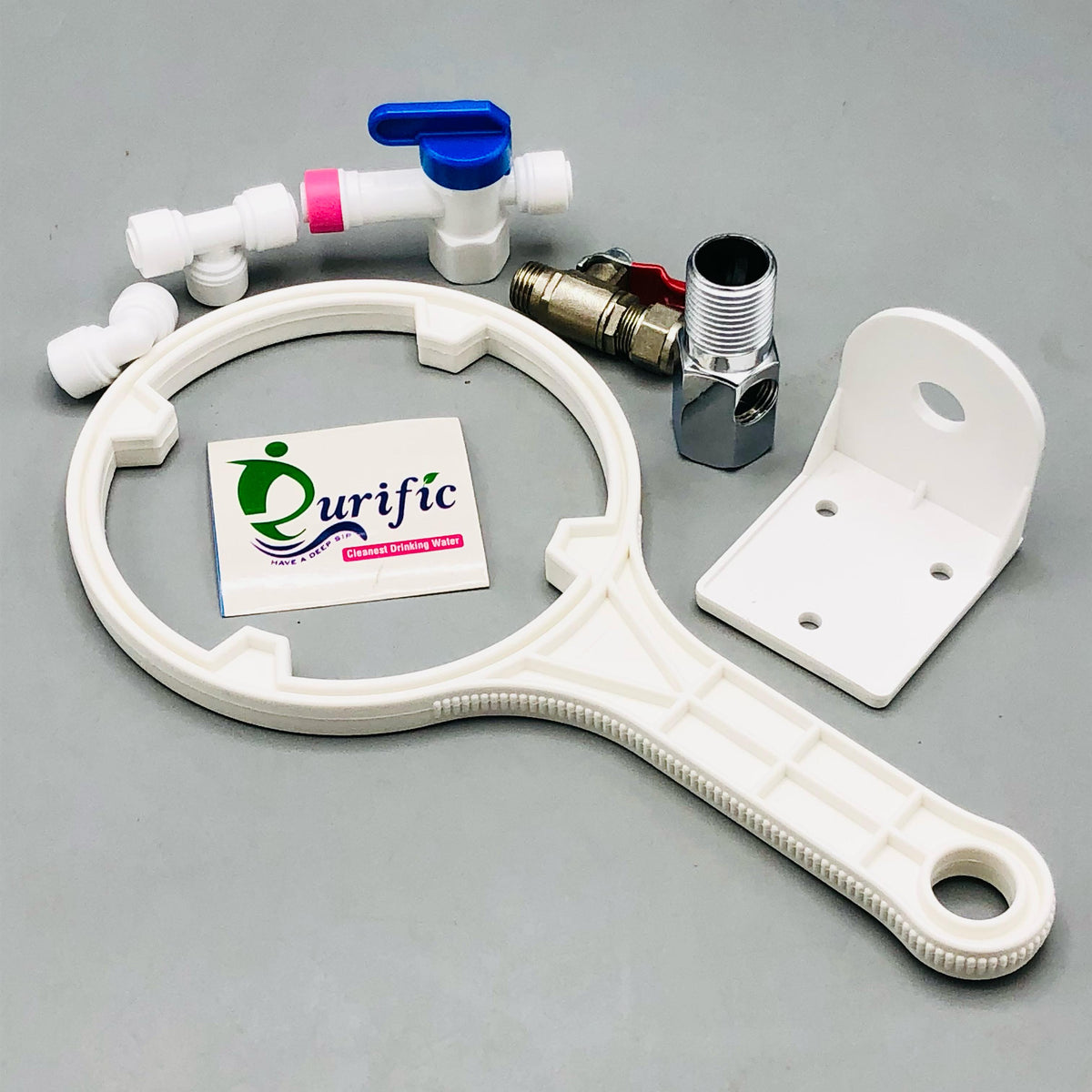 Kangaroo 8 Stage  Reverse Osmosis Water Purification System With Stand And Guage KG2358W8 (White)