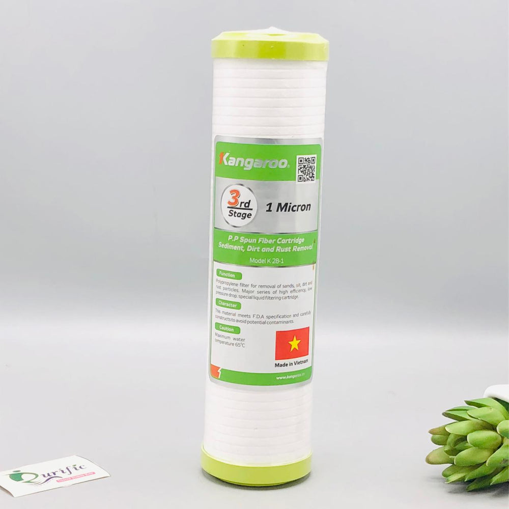 Kangaroo 1-Micron P.P. Spun Fiber Sediment Filter Cartridge