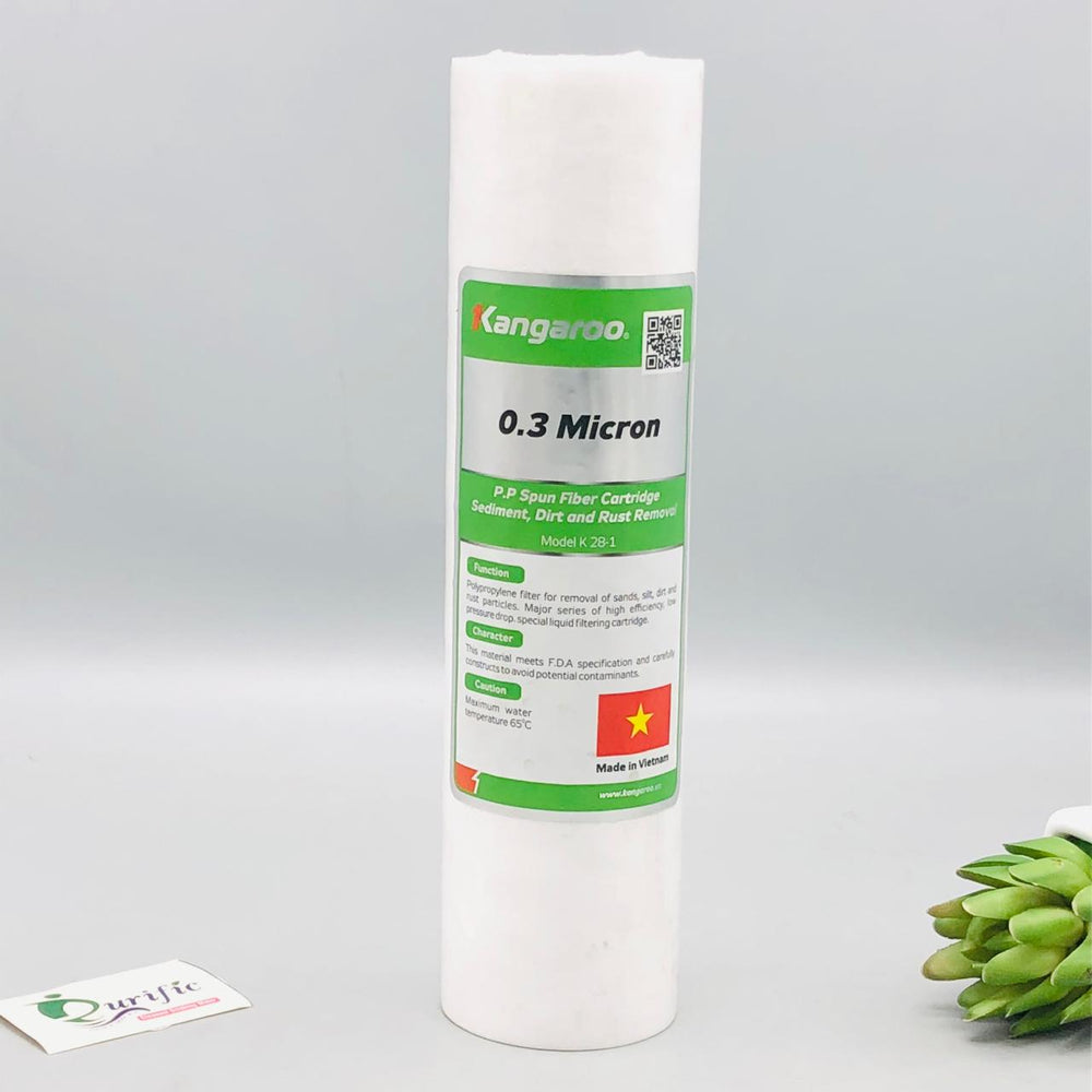 Kangaroo 0.3-Micron P.P. Spun Fiber Sediment Filter Cartridge