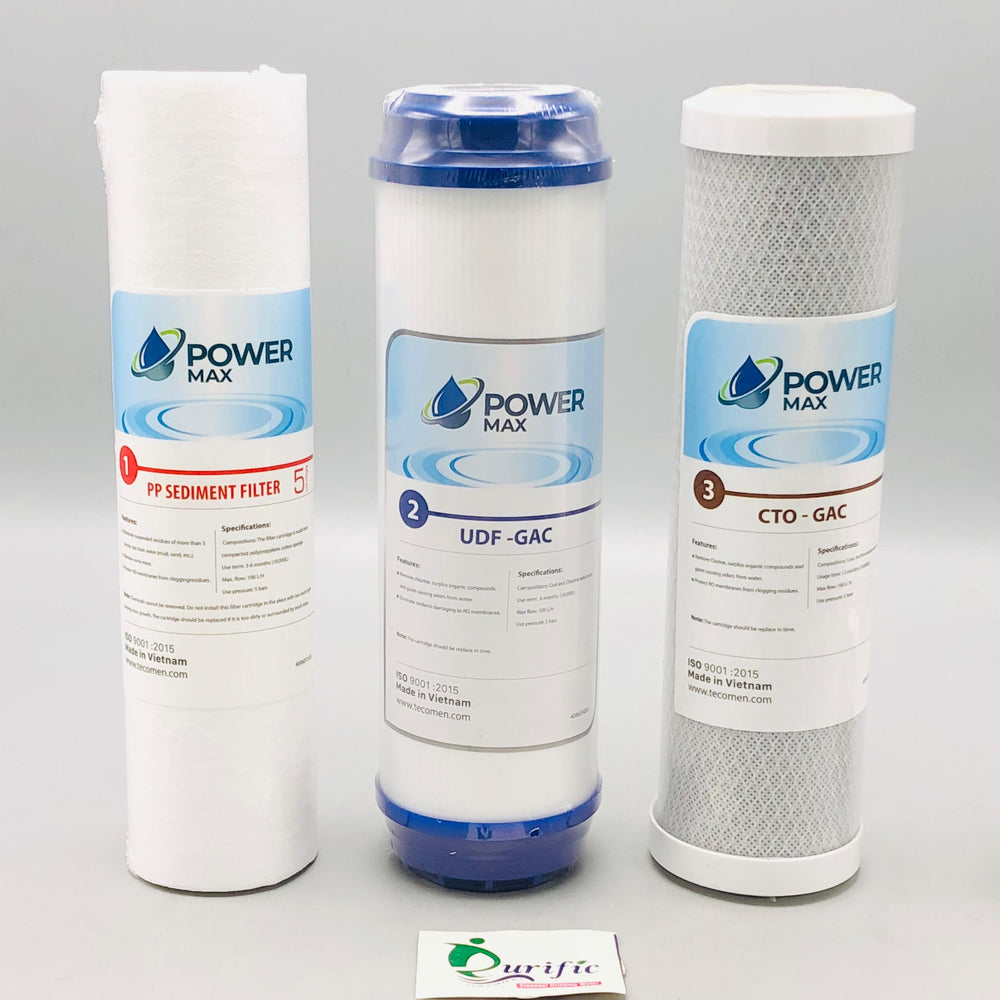 Power Max Premium  RO Filter Set 10" Vietnam