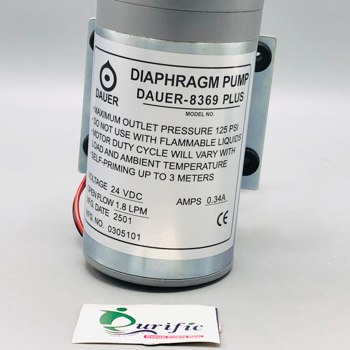 DAUER 100 GPD High-Pressure RO Booster Pump
