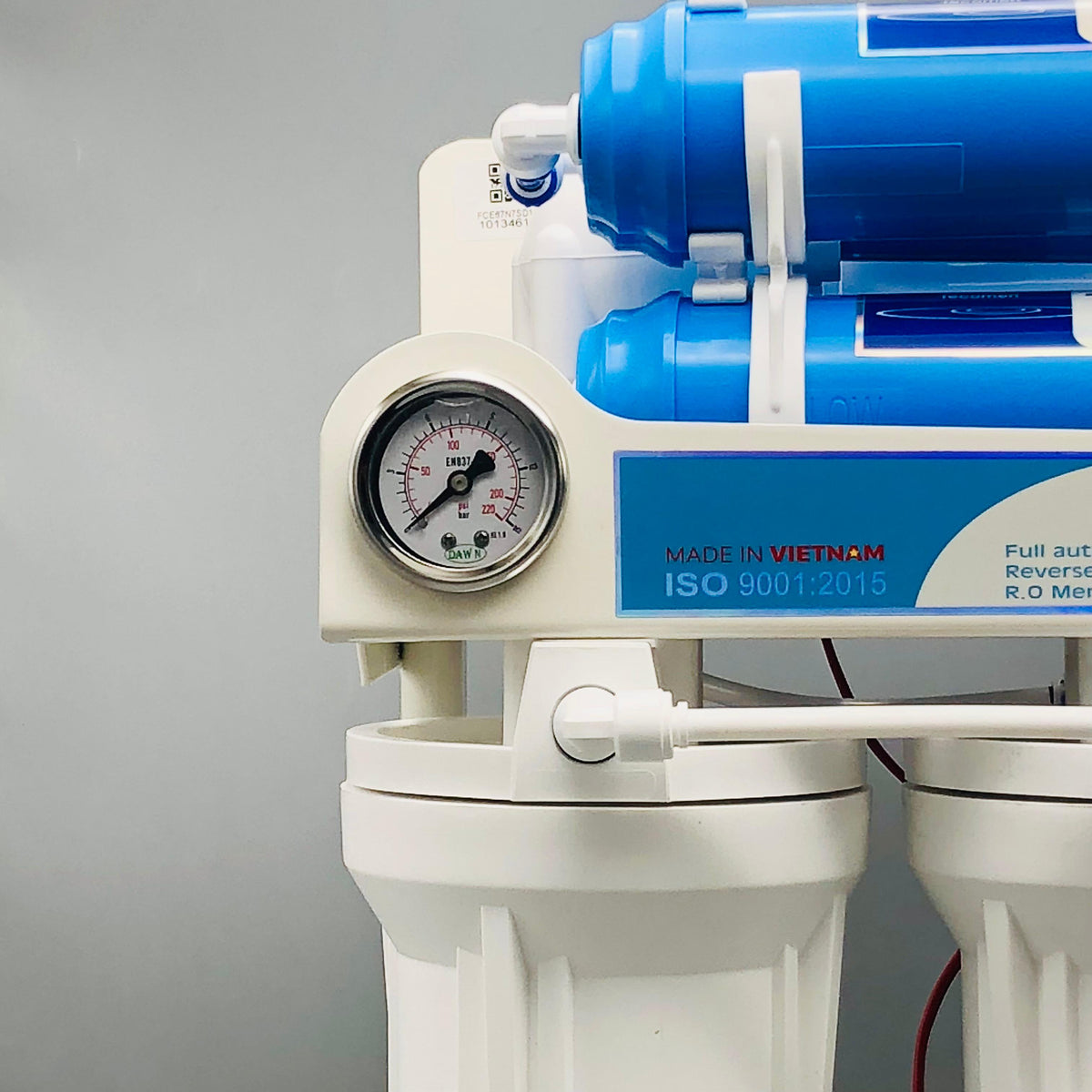 Tecomen Vietnam 8-Stage (RO) Water Purifier – 100 GPD with Mineral & Alkaline Technology