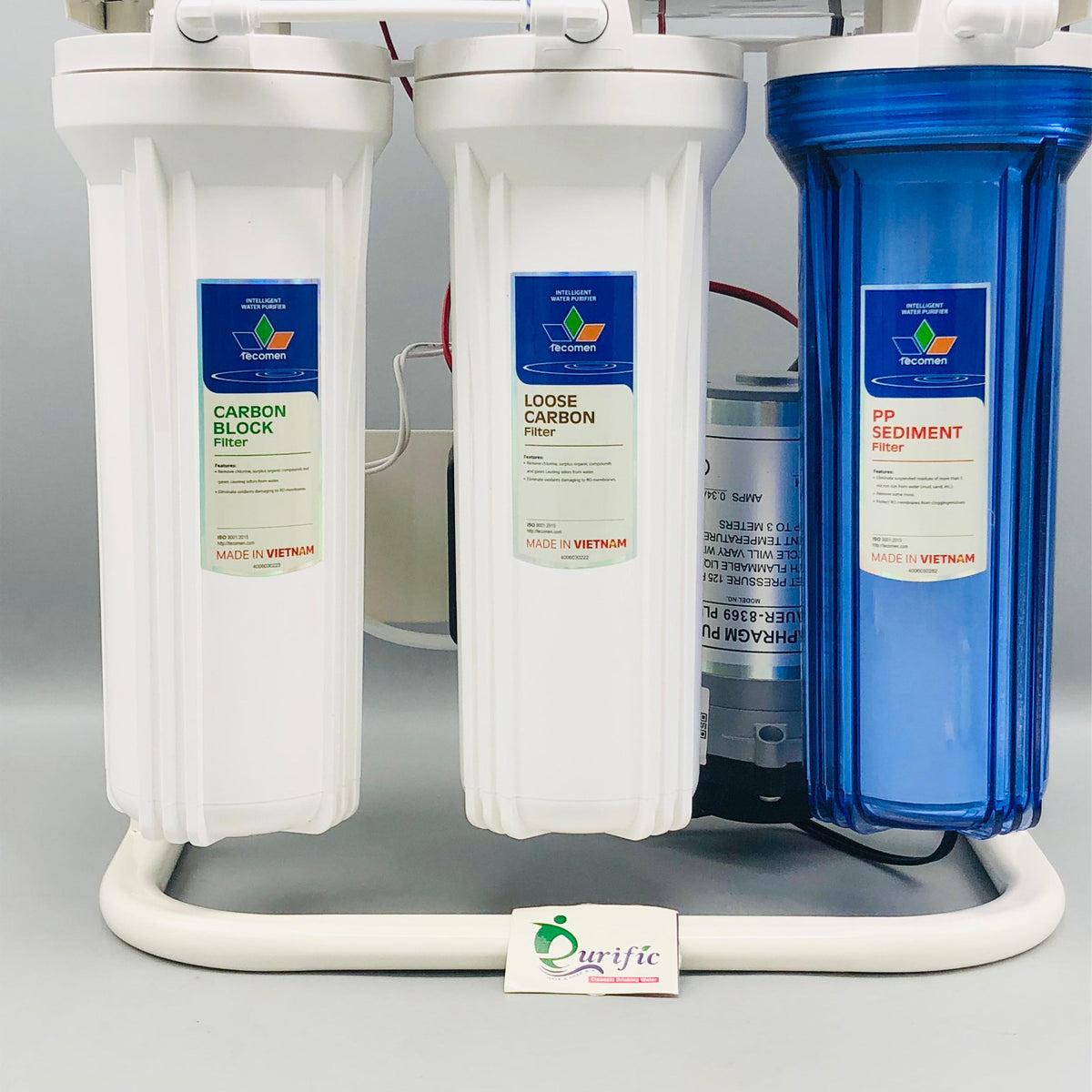 Tecomen Vietnam 8-Stage (RO) Water Purifier – 100 GPD with Mineral & Alkaline Technology