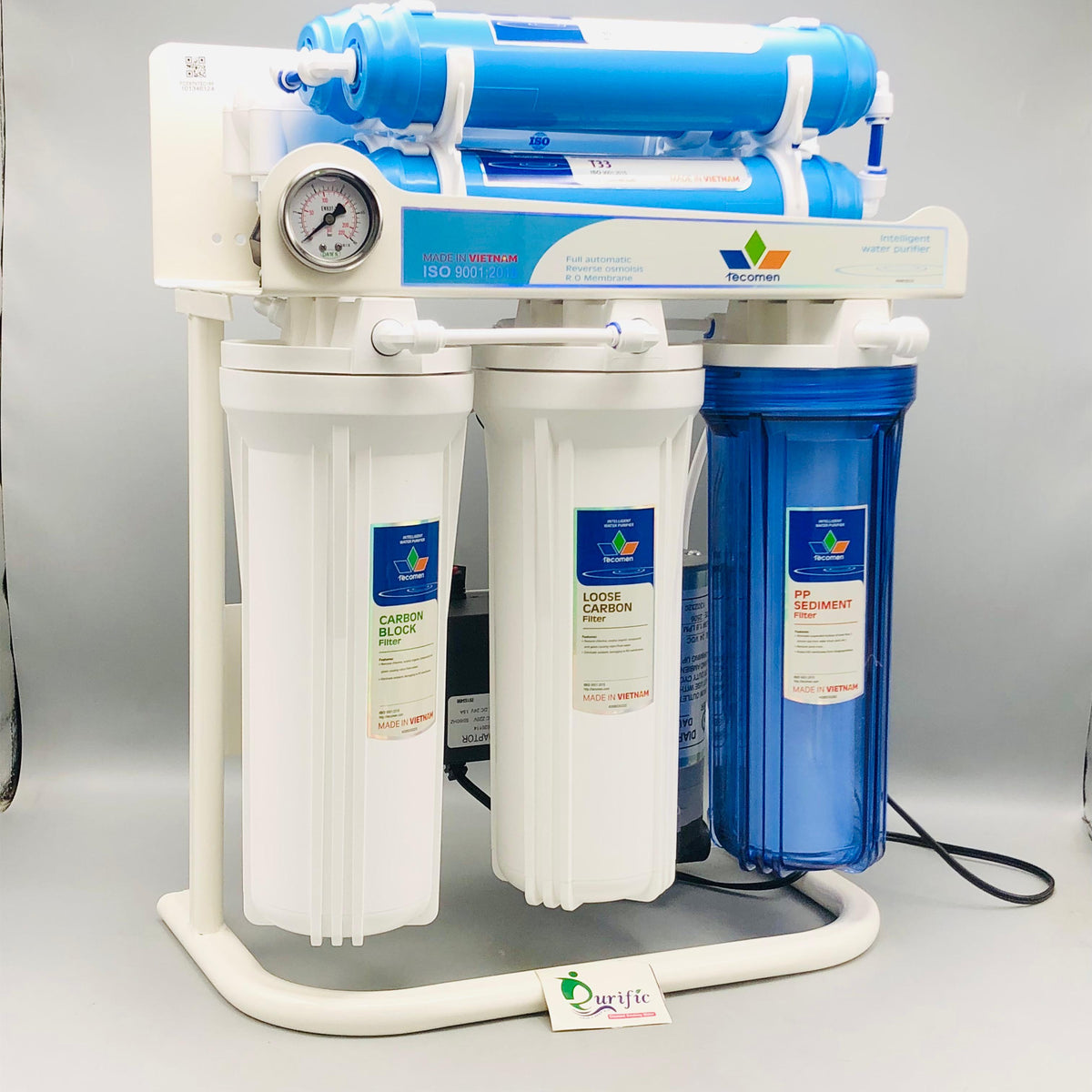 Tecomen Vietnam 8-Stage (RO) Water Purifier – 100 GPD with Mineral & Alkaline Technology